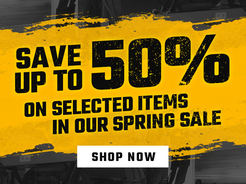 save up to 50% on selected items in our spring sale