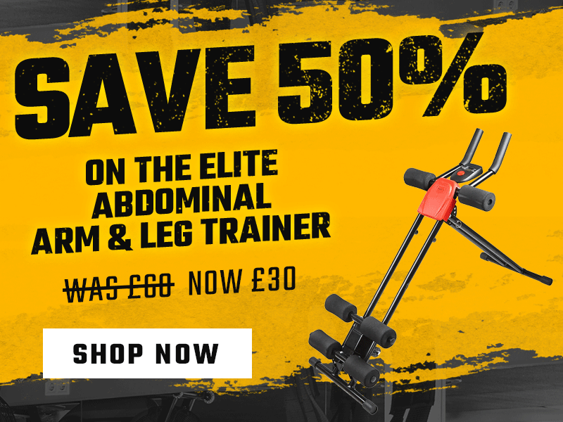 save 50% on the Elite Abdominal, Arm & Leg Trainer