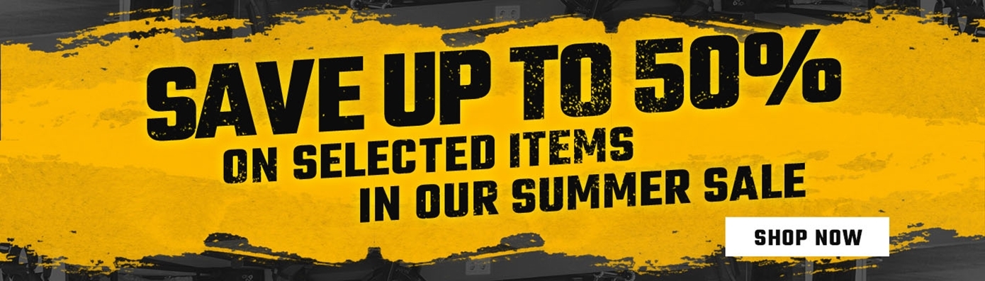 save up to 50% on selected items in our summer sale