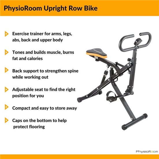 Upright Row Fitness Bike Rower