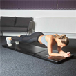 Folding 5cm Thick Padded Yoga Pilates Exercise Gym Mat - Black