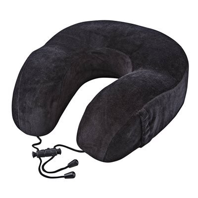Advanced Memory Foam Travel Pillow Black