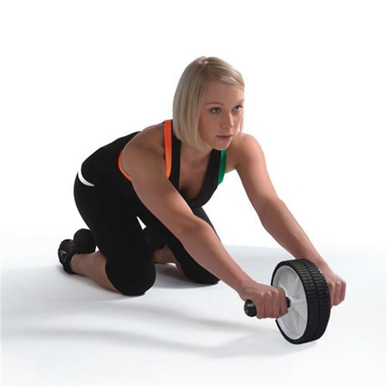 PhysioRoom Double Abdominal Exercise Roller Wheel