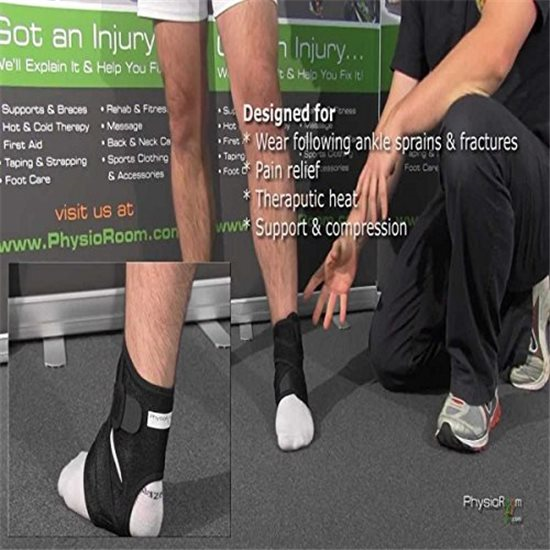PhysioRoom Adjustable Neoprene Ankle Support Strap