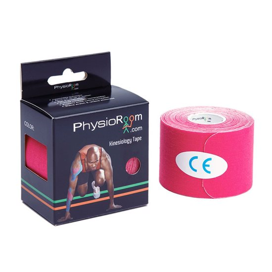 PhysioRoom Kinesiology Tape I & Y Strip - Pink - 5cm x 5m