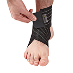 PhysioRoom Self-Adhesive Adjustable Ankle Wrap