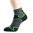 1000 Mile Fusion Anklet Sock - Black / Grey / Green