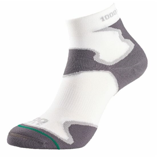 1000 Mile Fusion Anklet Socks - White/Grey