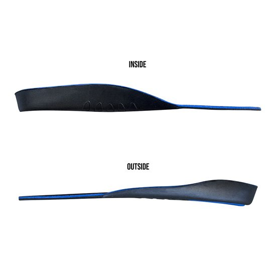 EVA Orthotic Insoles, Arch Support & Heel Cushion Large