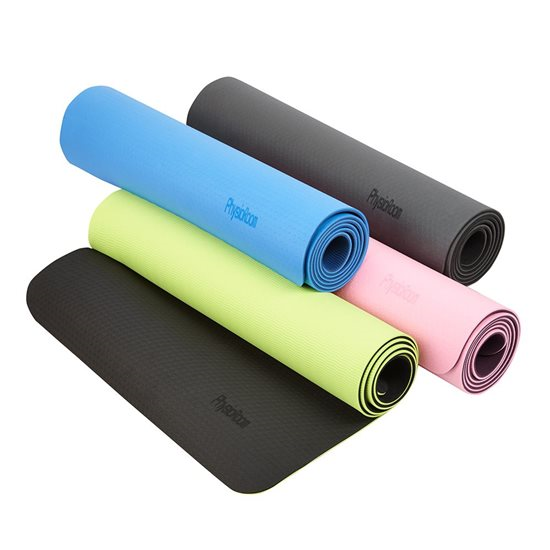  Timgle 6 Pcs 10mm Thick Yoga Mat Bulk 68 x 24 Inches Assorted  Colors Exercise Mat Anti Slip Tear Resistant Exercise Yoga Mat for Kids and  Adult Fitness Stretching Home