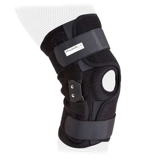 PhysioRoom Hinged Knee Brace with Removable Splints