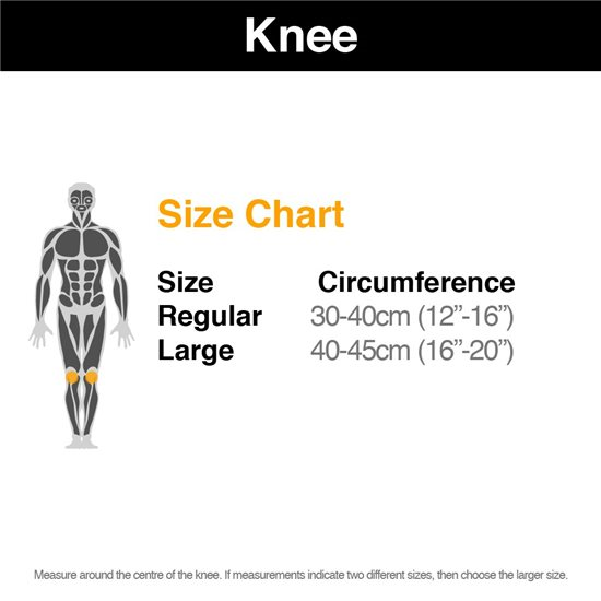 Neoprene Wraparound Knee Brace With Springs - Large