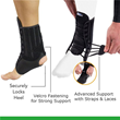 Ankle Brace with Spiral Stays Large
